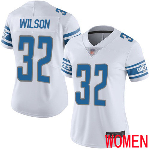 Detroit Lions Limited White Women Tavon Wilson Road Jersey NFL Football #32 Vapor Untouchable->women nfl jersey->Women Jersey